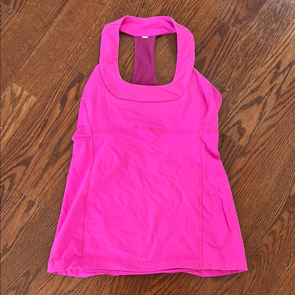 Pink Lululemon Halter Top